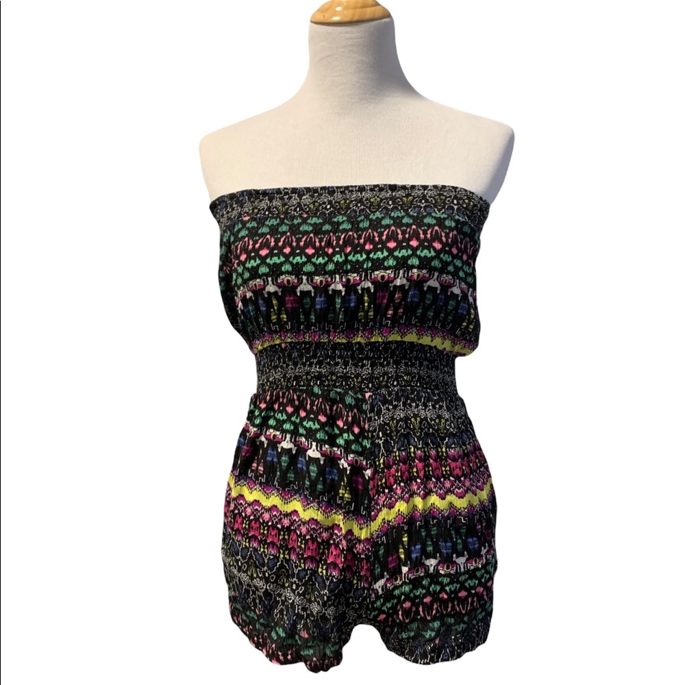 Ripe Clothing | Multi Colour Strapless Romper